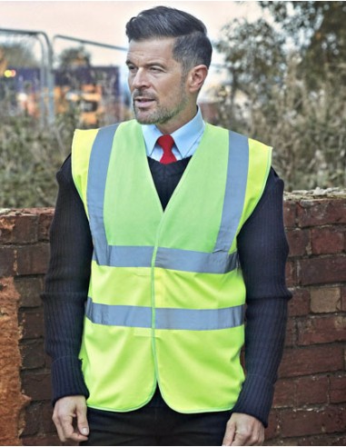 YOK-HVW100-Hi-Vis 2 Bands et Braces Waistcoat
